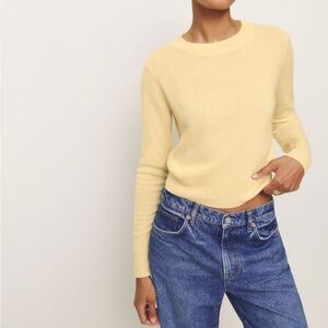 Reformation Cashmere Crew Sweater